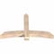 Ekena Millwork Bellingham Smooth Timber Gable Bracket, Douglas Fir, 60"W x 38"H x 5 1/2"D x 5 1/2"F, 15/12 Pitch GBW060X38X0606BEL00SDF - alternate 3